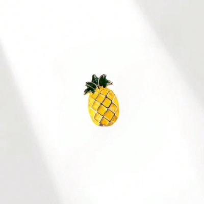 Cute Creative Mini Pineapple Brooch Men Women Fashion Clothes Backpack Accessories Gift
