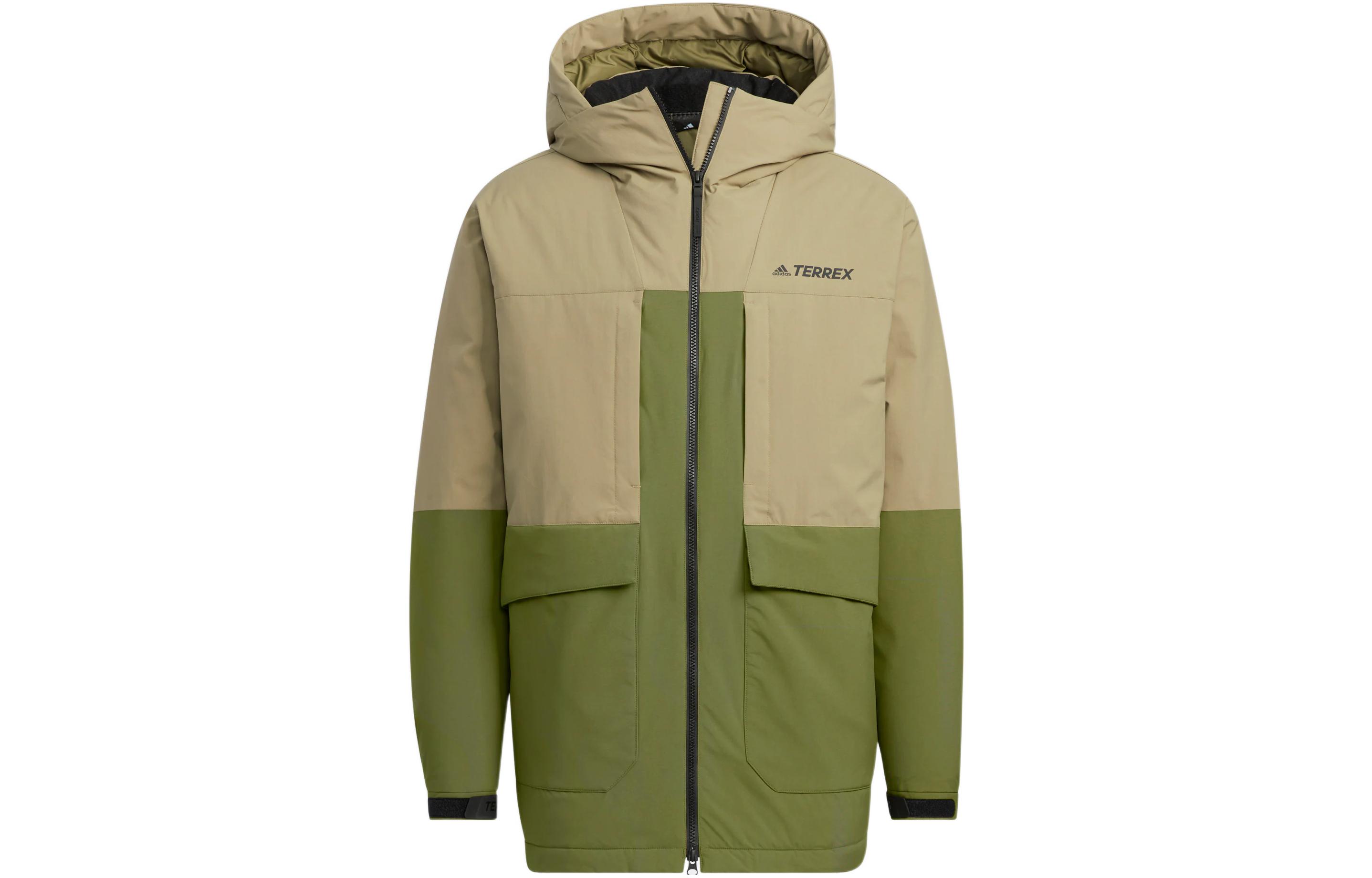 Adidas Down Jacket Unisex Dark Olive Green HN2010 XS