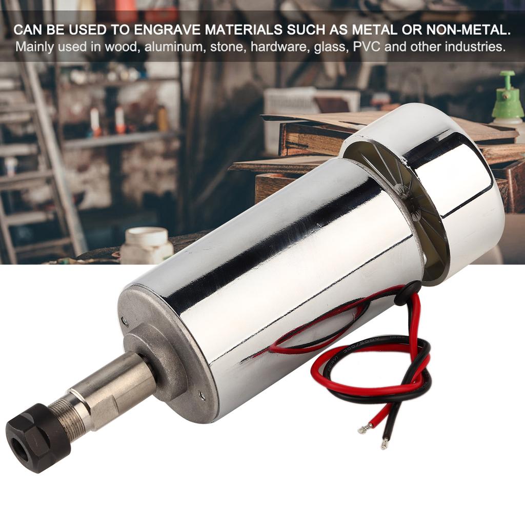 High Speed Air Cool Spindle Motor for Milling Machine 300W ER11 Chunk