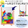 Apricity Tetris-Style 3D Puzzle Montessori Educational Toy [Candy Puzzle] Hourglass Play Cards and Japanese Instructions Included