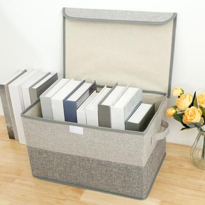 Foldable Fabric Storage Box Laundry Baskets Linen Home Cabinet Cosmetic Jewelry Toy Desktop  Organizers Closet Fabric