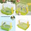Compact Outdoor Bird House With Carrying Handle For Pet Parrots Budgies Handheld Cage