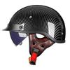 Locomotive Scooter Helmet Motorcycle Half Helmet Men's and Women's Helmet Four Seasons Light Locomotive Retro Helmet Riding