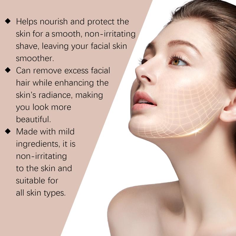 Women'S Facial Moisturizing Hair Removal Oil With Gentle Ingredients Moisturizes And Smooths Facial Skin