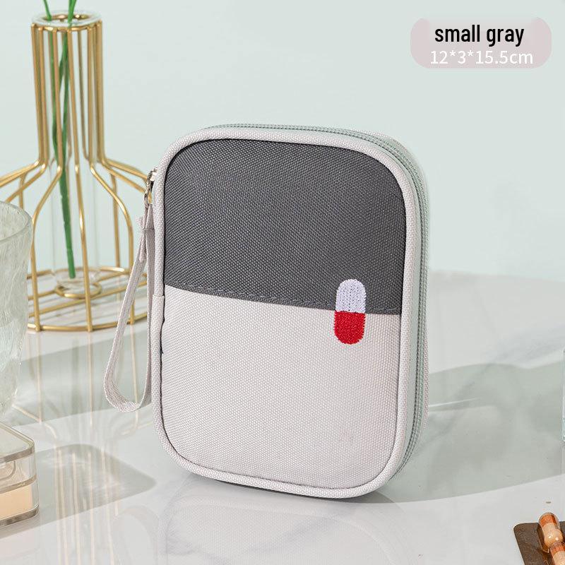Portable First Aid Kit: Large Capacity Travel Medicine Storage Bag