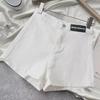 Women's High Waist Denim Shorts - Summer 2022, Slim Fit, A-Line, Elastic, Internet Celebrity Style