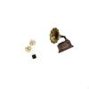 Figurine Collectible Sculpture Vintage Statue Resin Artwork Gift Retro Ornament for Desk Cabinet