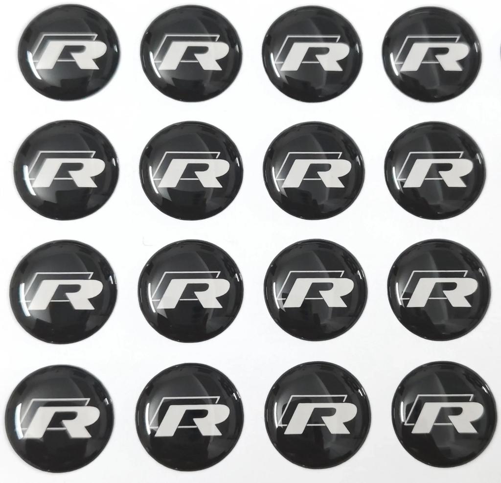 Lmn1 ·Car Key Sticker Auto Control Keychain Accessories For Volkswagen VW Rline R GTI Golf Polo Passat Magotan Tiguan Bora Jetta T-RO