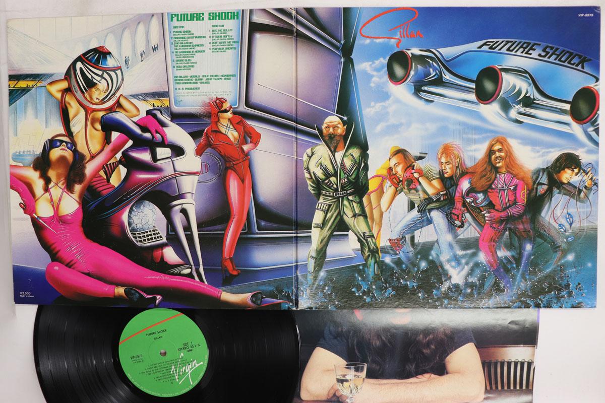 Виниловая пластинка GILLAN Future Shock VIP6976 VIRGIN 1981 Япония Металл Б/у