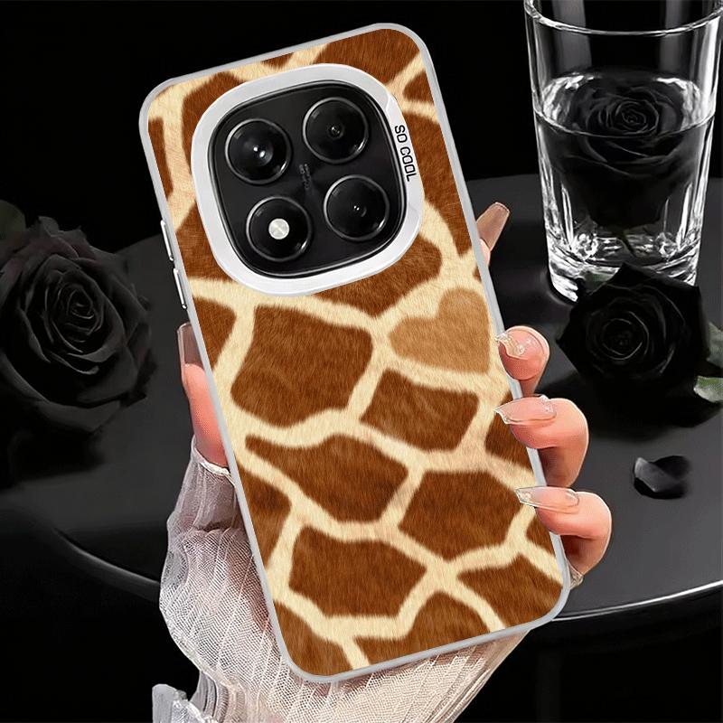 Giraffe Animal Pattern Shockproof Phone Case for Xiaomi Redmi Note 15 14 13 12 Pro Plus 11 11S 11T 5G Cover Anti Fall Fundas