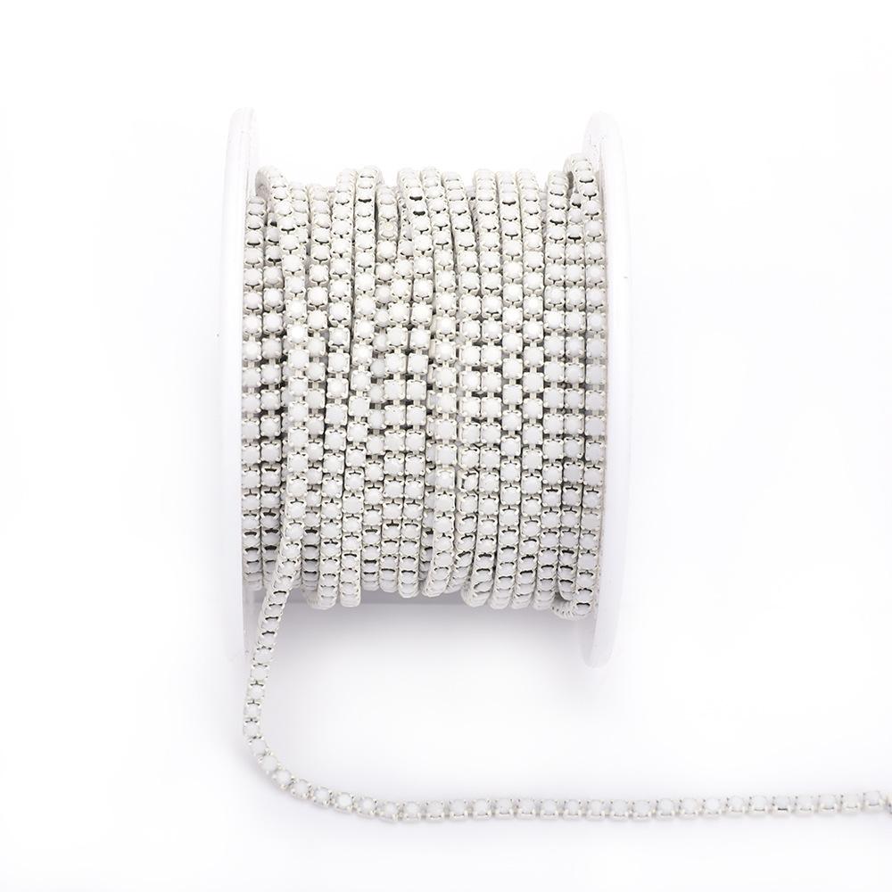 Weichen Specializes In Protein Color Electrophoresis Claw Chain Ceramic Single Row Rhinestone Chain Diy Jewelry Accessories Clothing Accessories