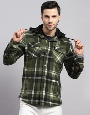 Men's Hood Full Sleeve Shacket