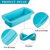 1pc Loaf Pans Silicone Bread  Banana Pan For Homemade Cake Meatloaf And Quiche Non-Stick Silicone Baking Mold Kitchen tool
