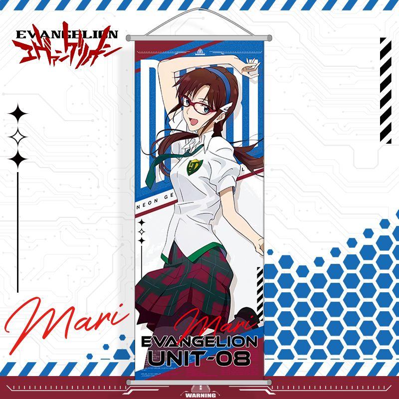 Neon Genesis Evangelion Wall Scroll Poster Ayanami Rei Asuka Shinji Anime Home Decor Art Print 70 30cm