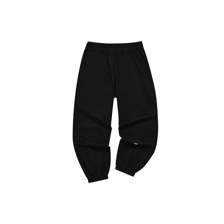 Fila Fusion Loose Fit Embroidered Logo Knit Sports Pants Men Bottoms Deep-Black T11M232601F-BK