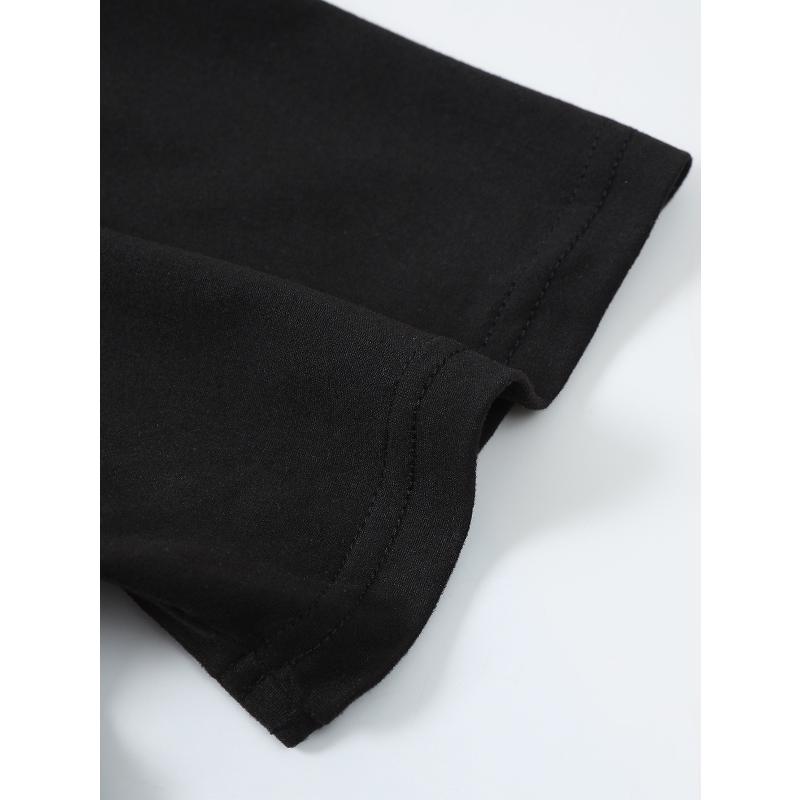 Men's Polyester Long Sleeve T-Shirt Soft Breathable Casual Daily Top