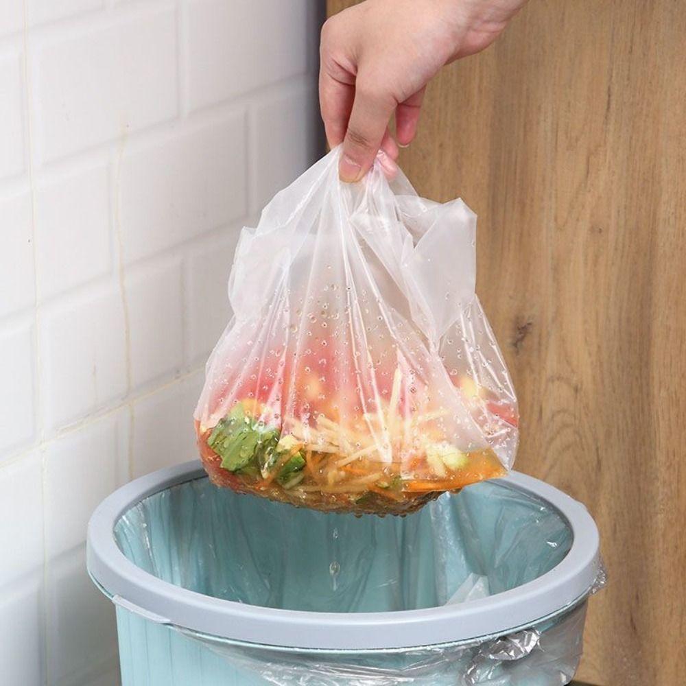 120PCS Stand-Up Design Disposable Waste Bags Foldable Sink Strainer Bag Restaurant