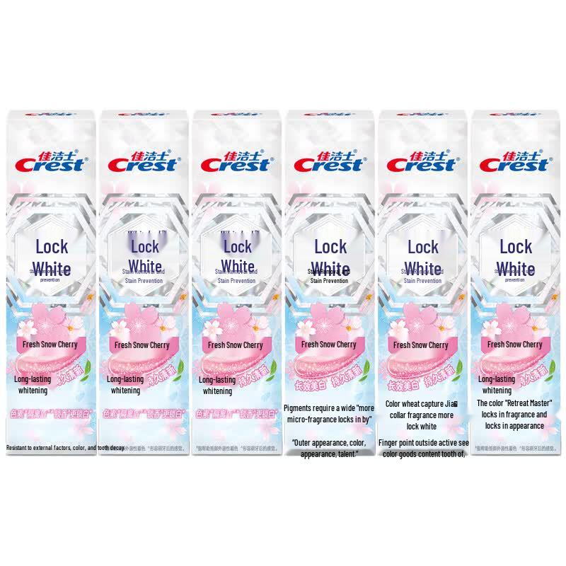 Crest Dual-Color Lock White Toothpaste