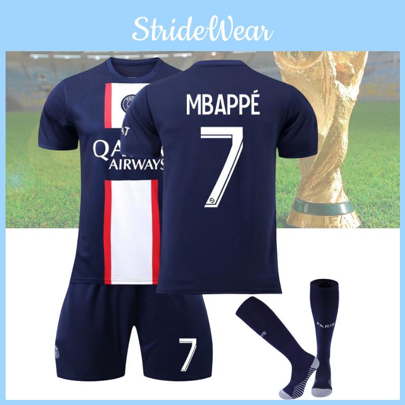 Premium Paris Saint-germain Fußballtrikot-Set für Kinder Messi Mbappe Neymar