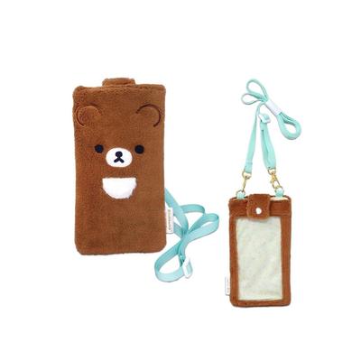 Naito Design Laboratory Relax Bear Nadýchané pouzdro na smartphone Hnědý medvěd 44128