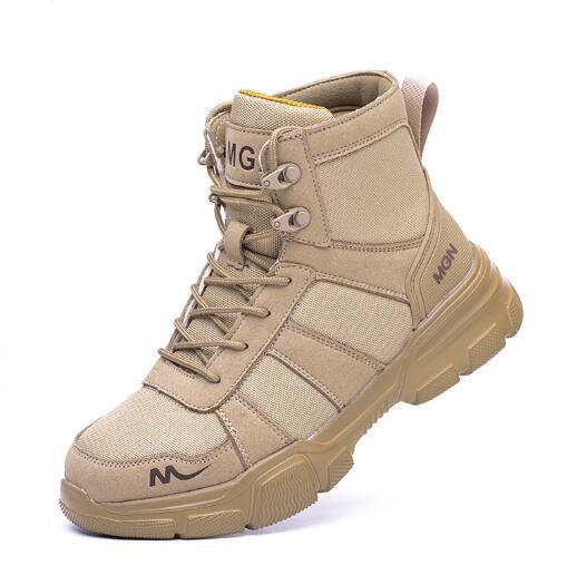 

Мужские ботинки-берцы Осень-зима Тактические ботинки пехоты Армейские ботинки Уличная рабочая обувь безопасности H698 48