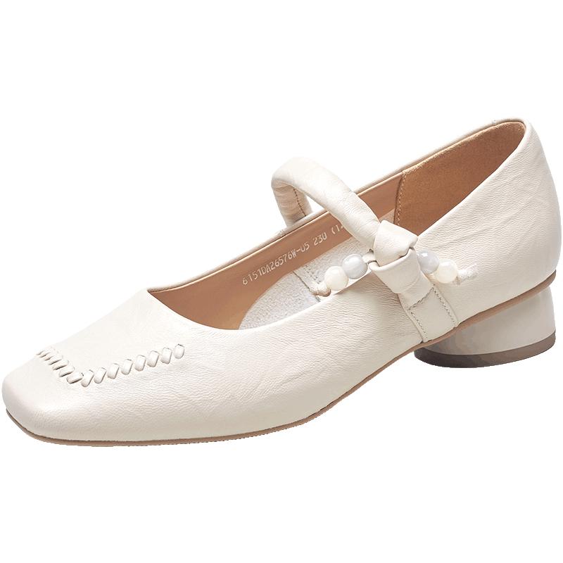 YRKKG Women's Mary Jane Low Heel Flats