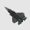 MOC Aircraft Assembly Building Block Model F35 American Fifth-Generation Fighter Jet with Base and Flames Children's Toy Gift