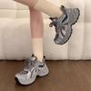 Spring New Thick-soled Double-mesh Dad Shoes Casual and Lightweight Sports Shoes High-tide Shoes