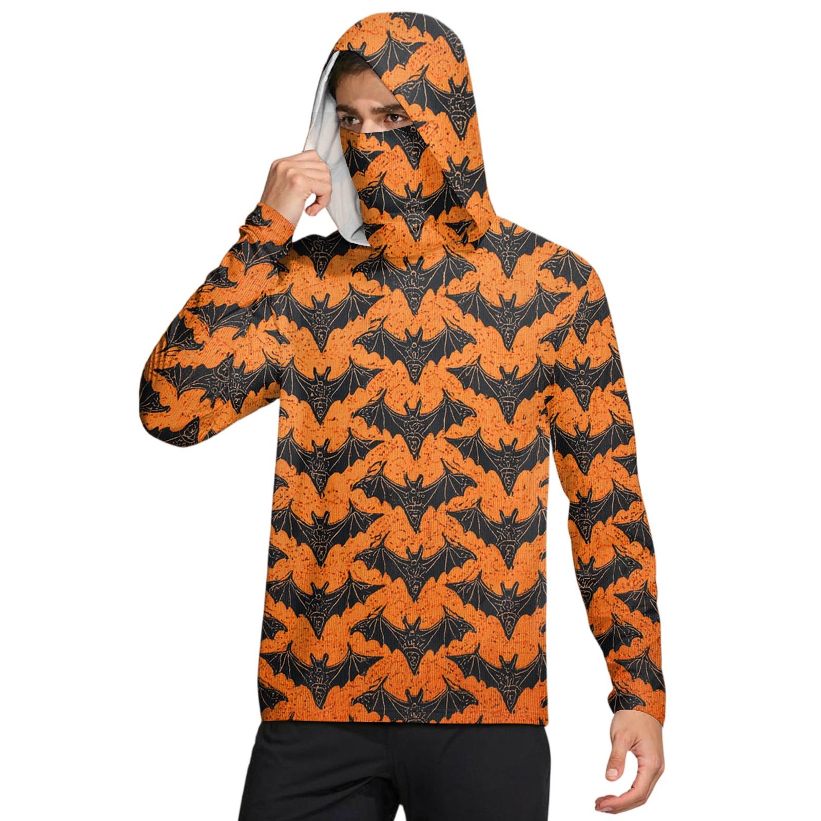 

Мужская рубашка с защитой от солнца UPF50+, быстросохнущая рубашка с длинным рукавом, рубашка для бега, тренировок, рыбалки XL шафрановый