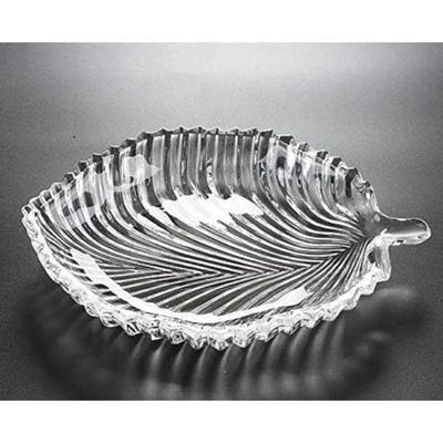 @ Glasblatt-Form Glas-Tablett Teller UKR769_60%Rabatt