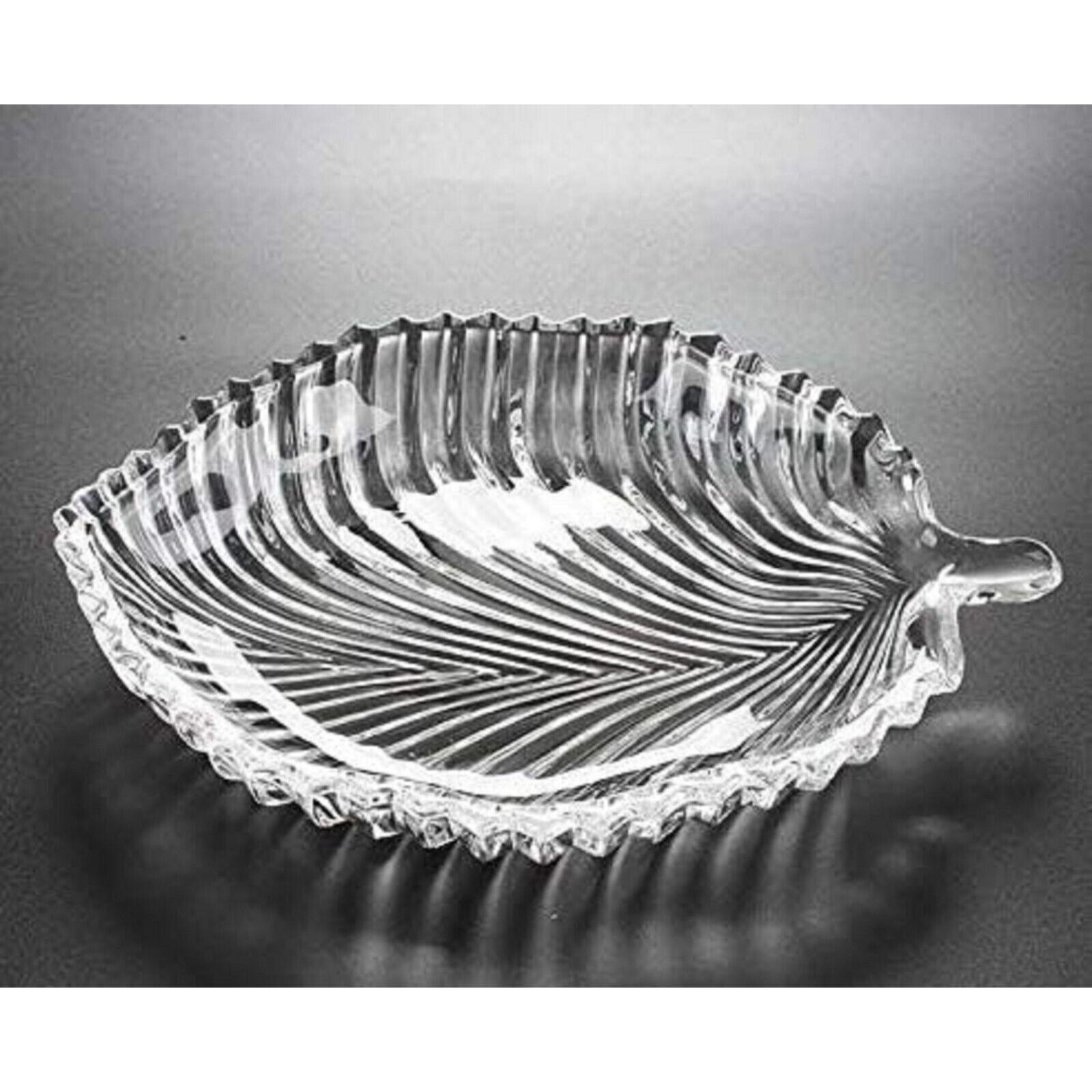 

@ Glass Leaf Shape Glass Tray Plate MJ-989-60%OFF