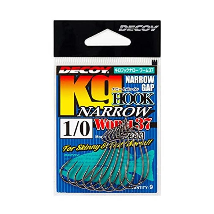 Katsuichi Worm 37 Kilof Hook Narrow #4/0