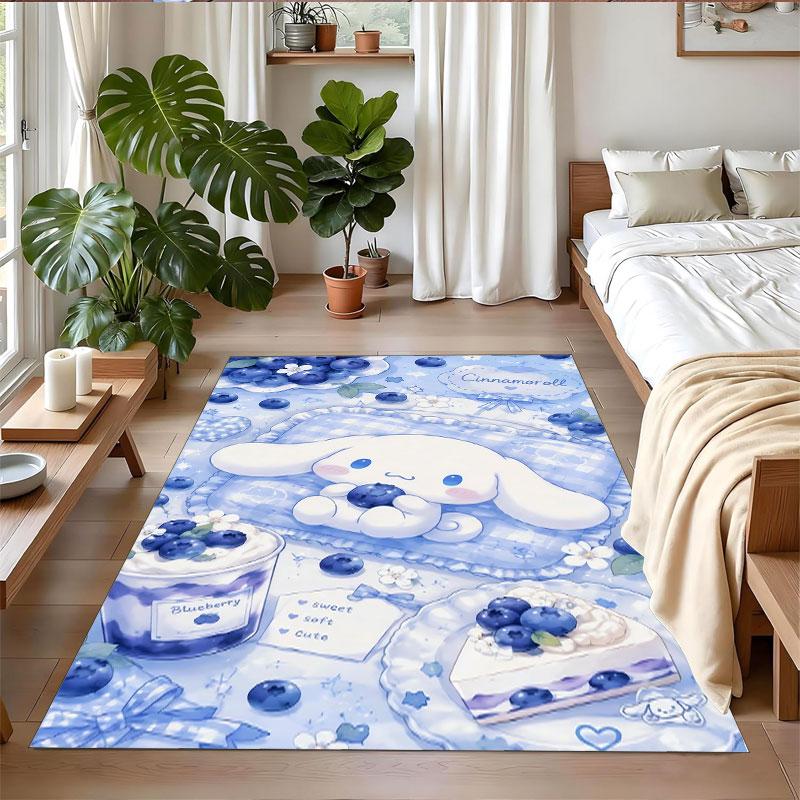 Crystal Velvet Rug Soft Non Slip Indoor Floor Mat Home DecorCinnamoroll