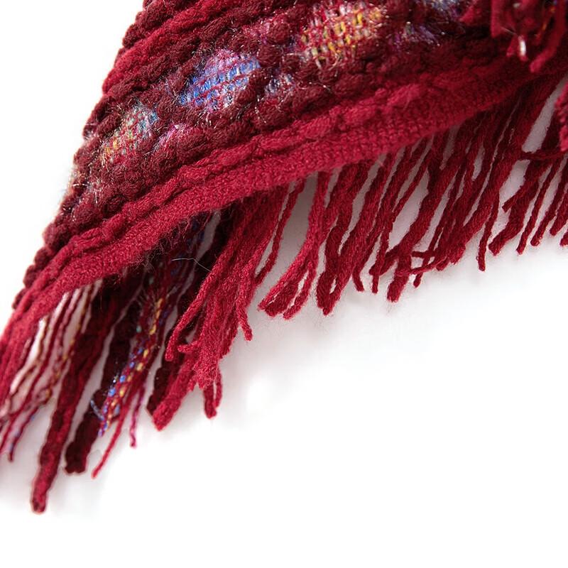 Women's Irregular Tassel Knit Shawl Cardigan