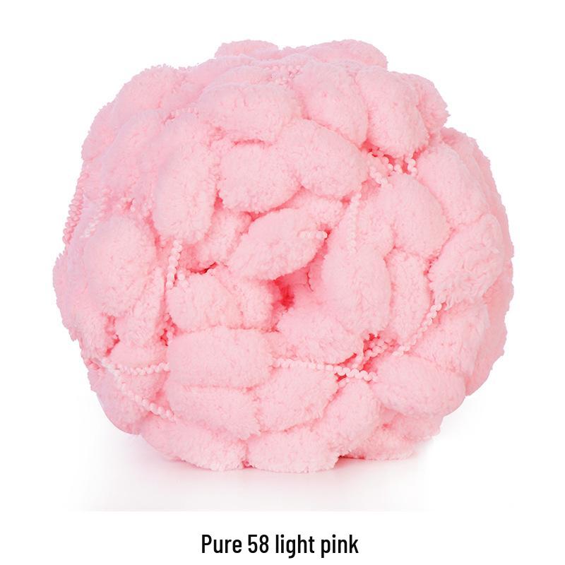 Bean Bean Hand-Knitted Thick Yarn Ball for DIY Projects: Large Ball for Carpets, Cushions, and Woven Blankets