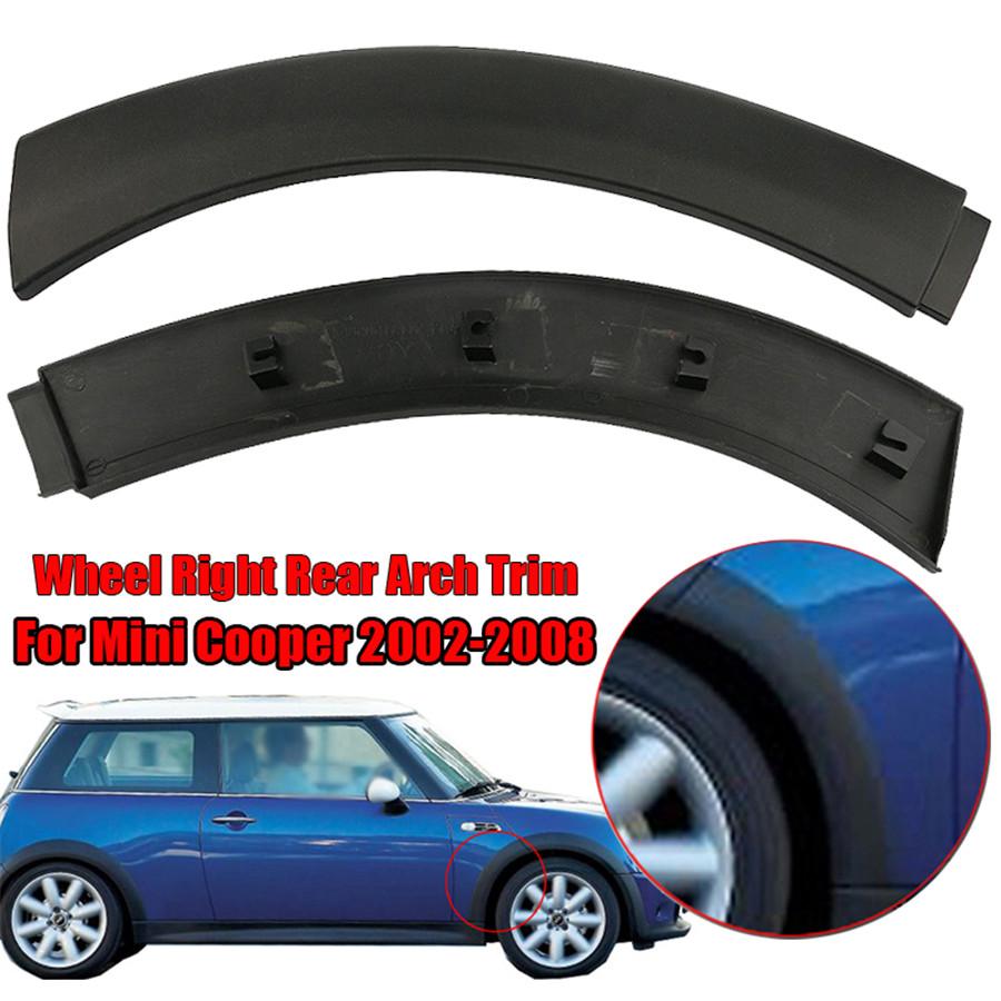 Car Front Wheel Right Lower Fender Arch Cover Trim Black for Mini Cooper 2002-08