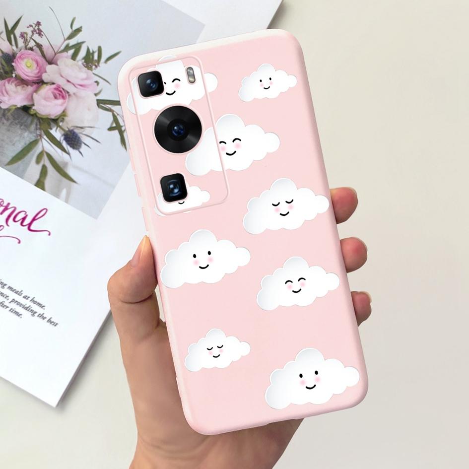 Für Huawei P60 Hülle Für Huawei P60 Pro Cover Mode Blume Weiches Silikon Handyhülle Für Huawei P60 Art Hülle P 60 P60Pro Fundas