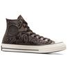 Willy Wonka X Converse Chuck 70 High Chocolate Swirl Unisex Sneakers Brown Tan Egret A08151C