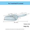 Food-Grade PC Plastic Ice Scoop