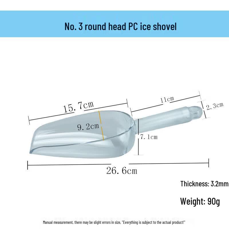 Food-Grade PC Plastic Ice Scoop