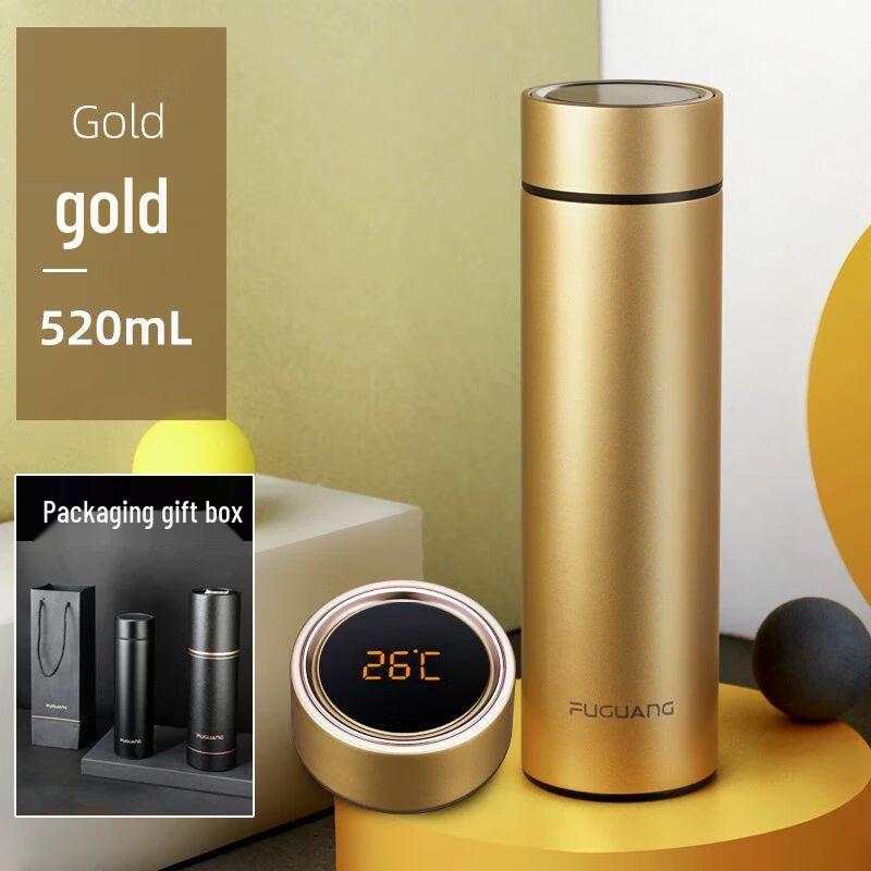 Fuguang Smart Display 316 Stainless Steel Thermos Bottle