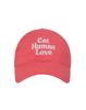 HUMAN N CAT Cat Human Love Cotton Ball Cap [Coral]