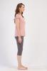 Women's Viscose Pajamas Short Sleeve Knee-Length Pants Comfortable M Vienetta