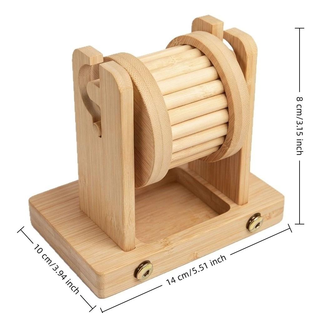 Wood Hamster Foraging Toy Non-Toxic Chew-Resistant Treat Dispenser Interactive Funny Hamster Wheel Forager Indoor Decor
