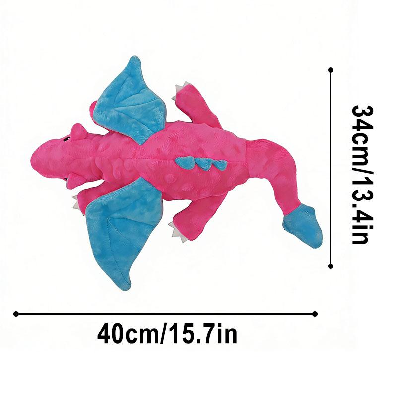 Cane Drago Volante Peluche Indistruttibile Giocattoli Strillanti Resistente Sicuro Cane Gioco Robusto Carino Animali Giocattoli Articoli per Animali Giocattolo da Masticare Denti