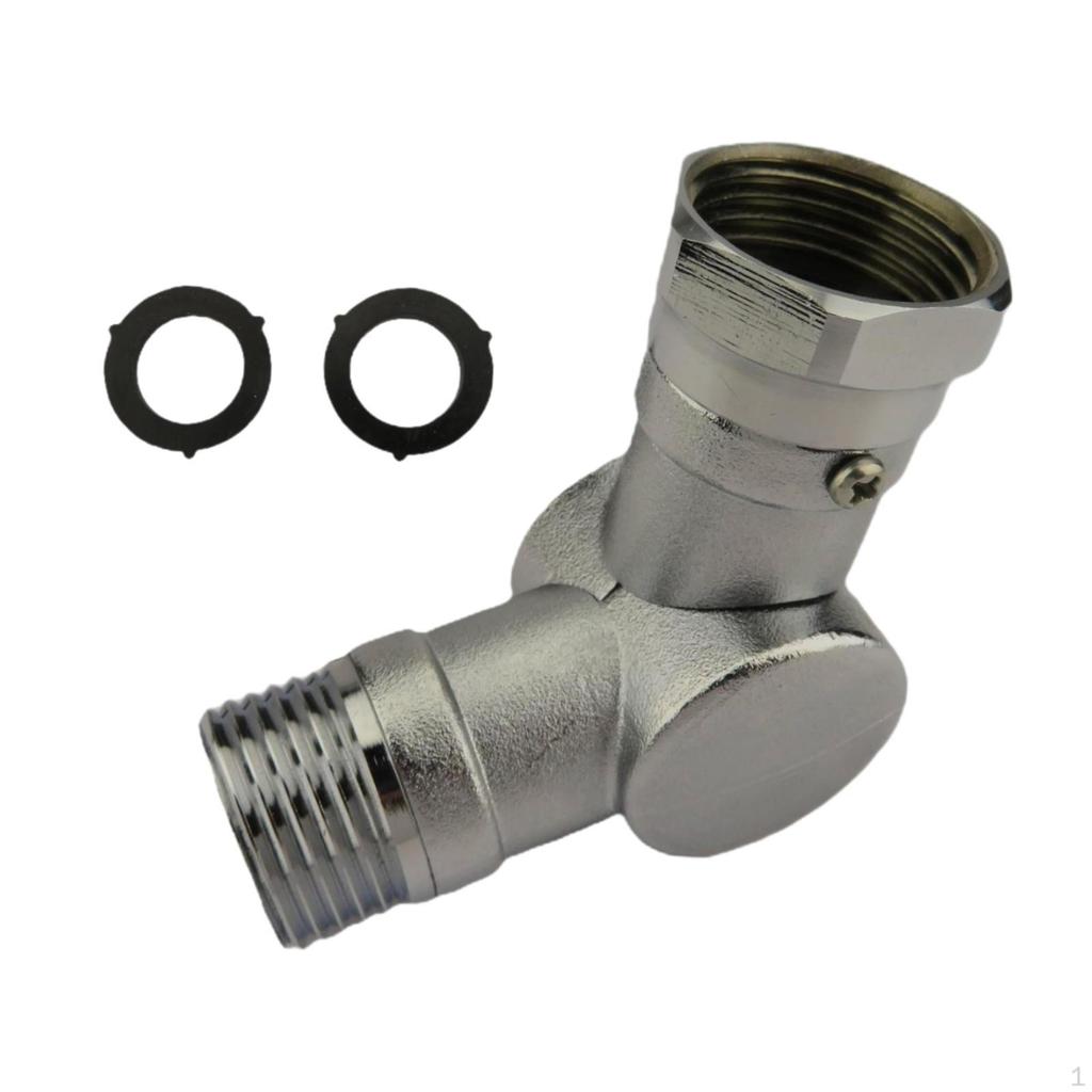 180° 360° Adjustable Metal Swivel Connector Garden Hose Adapter Fittings Sturdy Anti Kinking