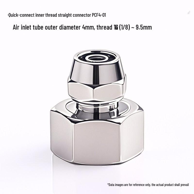 Kexida Pneumatic Connector PCF: 1 to 4-way Quick Connect, Female Thread, Sizes 4, 6, 8, 10, 12