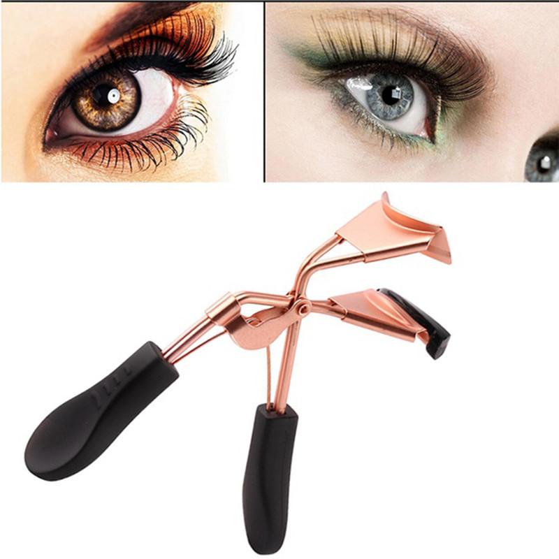 Elegant Rose Gold Professional Eyelash Curler For Effortless Eye-curling Results