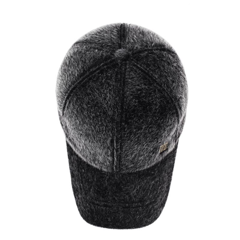 Winter Thick Baseball Cap Windproof Cap Men's Outdoor Warm Ear Protection Cotton Cap