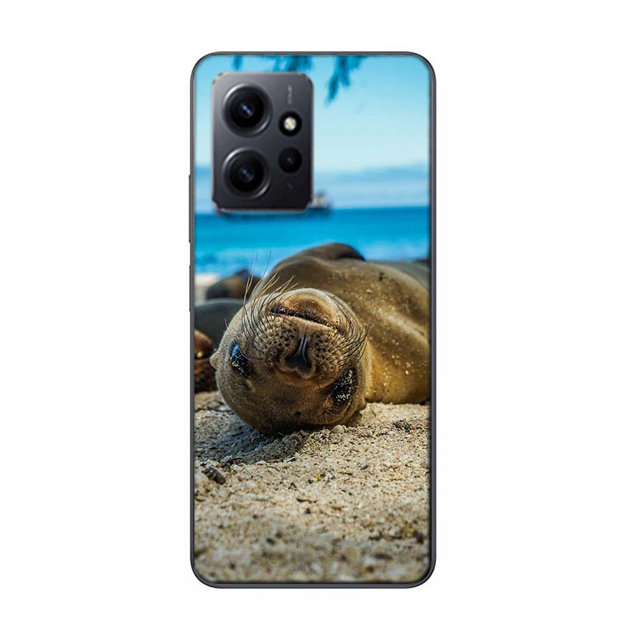 Seal Alert Phone Case For Redmi Note 14 15 Pro 5G 13 12 Pro Plus 11 11T 11E 11S 10 Pro 10S 9 9S Cover Cell Clear TPU Capa Compat